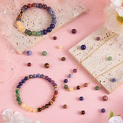 140Pcs 7 Style Natural Gemstone Beads&nbsp;G-SZ0002-06