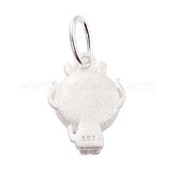 925 Sterling Silver Pendant Cabochon Settings&nbsp;STER-I020-01D-S