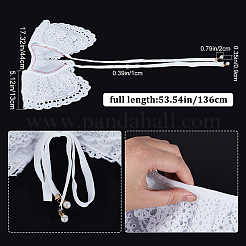 1Pc Detachable Polyester Lace Collars&nbsp;AJEW-GF0007-65
