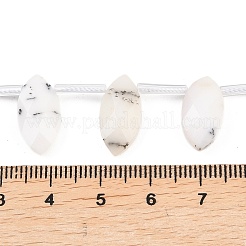 Natural White African Opal Beads Strands&nbsp;G-P607-A02-01