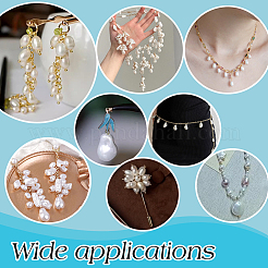 80Pcs 8 Style ABS Plastic Imitation Pearl Connector Charms&nbsp;PALLOY-PH01934