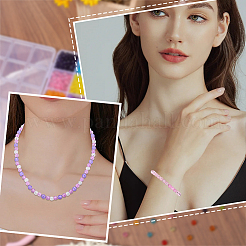 1400Pcs 28 Colors Transparent Acrylic Beads&nbsp;MACR-SP0001-74