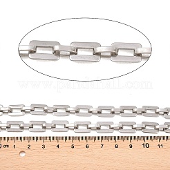 201 Stainless Steel Rectangle Link Chains&nbsp;CHS-F024-03B-P