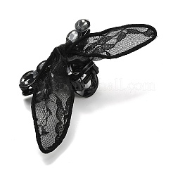 Polyester & Resin & Rhinestone Claw Hair Clips&nbsp;MRMJ-P021-04A