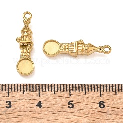 304 Stainless Steel Pendant Cabochon Settings&nbsp;SA-CBAE5AC-03G