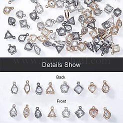 Rhombus Alloy Charms&nbsp;ZIRC-PH0002-09