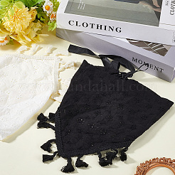 2Pcs 2 Colors Triangle Crochet Bandanas&nbsp;OHAR-CP0001-21