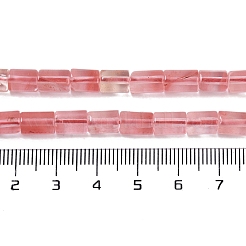Cherry Quartz Glass Beads Strands&nbsp;G-C128-A24-01
