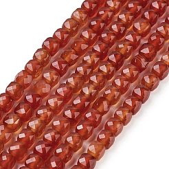 Natural Red Agate Beads Strands&nbsp;G-H042-A49-02
