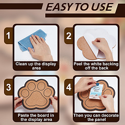 Self-adhesive Cork Coasters&nbsp;AJEW-WH0596-041