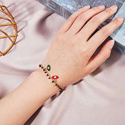 20Pcs 10 Colors Brass Enamel Charms&nbsp;KK-SZ0004-06