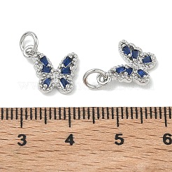 SHEGRACE Brass Pave Clear Cubic Zirconia Pendants&nbsp;XGRQ3Q851-628P-E
