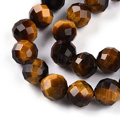 Natural Tiger Eye Beads Strands&nbsp;G-S345-6mm-22