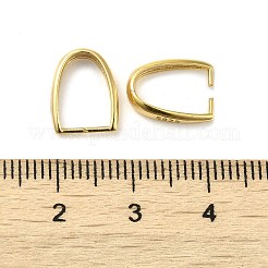 Rack Plating 925 Sterling Silver Ice Pick Pinch Bails&nbsp;STER-NH0001-50G