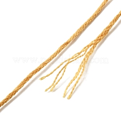 ポリエステル刺繍糸  クロスステッチの糸  ライトカーキ  1mm  約8.75ヤード（8m）/バンドル&nbsp;OCOR-TAC0013-10A-112