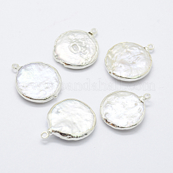 Natural Cultured Freshwater Pearl Pendants&nbsp;PEAR-F006-54