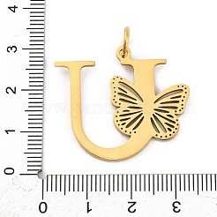 Ion Plating(IP) 201 Stainless Steel Pendants&nbsp;STAS-N103-184G-U