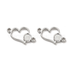 Non-Tarnish 304 Stainless Steel Cabochon Connector Settings&nbsp;STAS-B032-11P