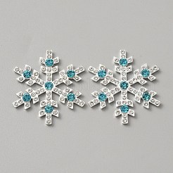 Alloy Rhinestone Cabochons&nbsp;ALRI-WH0008-25