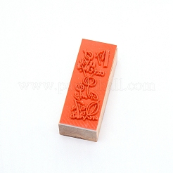 Wooden Stamps&nbsp;LS-AJEW-WH0018-64J