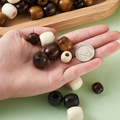 Dyed Natural Wood Beads&nbsp;WOOD-CW0001-01-LF