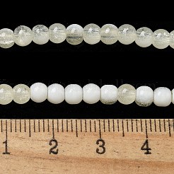 Crackle Glass Beads Strands&nbsp;GLAA-U001-4mm-11