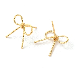 Brass Stud Earrings for Women&nbsp;EJEW-F334-03G-03