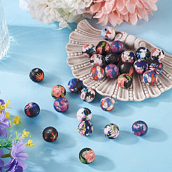 48Pcs Food Grade Eco-Friendly Silicone Focal Beads&nbsp;SIL-TA0002-58