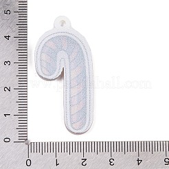 プリントアクリルペンダント  ハロウィンモチーフ  キャンディー棒  45.5x21x1.5mm  穴：2mm&nbsp;FIND-H003-04D