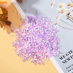 20G 4 Colors Cylinder Seed Beads&nbsp;SEED-YW0003-05A