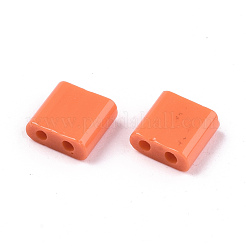FGB 2-Hole Glass Seed Beads&nbsp;X-SEED-S031-L-ST50