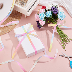 Polyester Grosgrain Ribbon&nbsp;OCOR-WH0105-090A