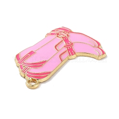 West Cowboy Theme Golden Plated Alloy Enamel Pendants&nbsp;FIND-B036-02D