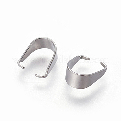 変色しにくい201ステンレススチール製スナップオンベイル  ステンレス鋼色  13~14x11~14x7mm&nbsp;STAS-I101-41E-P
