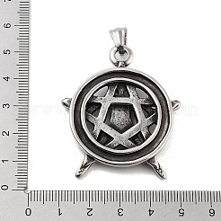 Retro 304 Stainless Steel Big Pendants&nbsp;STAS-I205-38AS-06