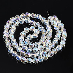 Transparent Glass Beads Strands&nbsp;EGLA-T008-14A-02