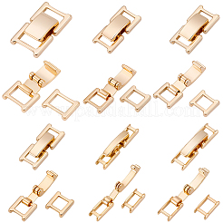 6 Styles Brass Watch Band Clasps&nbsp;KK-BBC0024-21G
