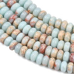 Synthetic Aqua Terra Jasper  Beads Strands&nbsp;X-G-S366-102A