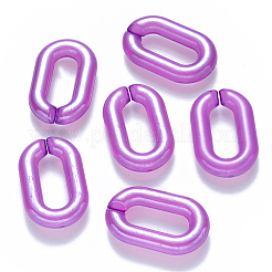 Imitation Jelly Acrylic Linking Rings&nbsp;OACR-S036-006A-F03