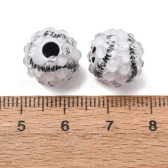 Sports Theme Opaque Acrylic European Beads&nbsp;RB-CBA95A4-04