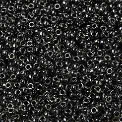 MIYUKIラウンドロカイユビーズ  日本製シードビーズ  （rr2276)ファンシーライニングプラチナ  8/0  3mm  穴：1mm  約19000~20500個/ポンド&nbsp;SEED-G008-RR2276