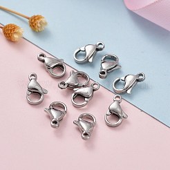 Tarnish Resistant 304 Stainless Steel Lobster Claw Clasps&nbsp;STAS-AB11
