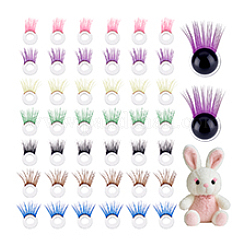 42Pcs 7 Colors Resin Safety Craft Eye&nbsp;DIY-PH0033-41