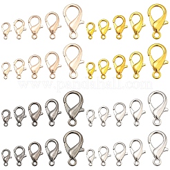 100Pcs 5 Styles Zinc Alloy Lobster Claw Clasps&nbsp;FIND-YW0006-16