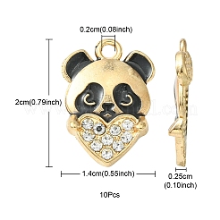 Alloy Enamel Pendants&nbsp;FIND-YW0002-14