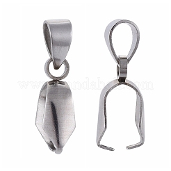 Tarnish Resistant 304 Stainless Steel Ice Pick Pinch Bails&nbsp;X-STAS-Q182-01