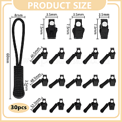 10 Sets Plastic & Nylon & Alloy Universal Zipper Repair Kit&nbsp;FIND-HY0005-33