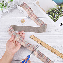 Polyester Tartan Ribbon&nbsp;OCOR-WH0105-098A
