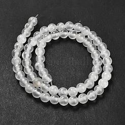 Natural White Jade Beads Strands&nbsp;G-B128-A02-02