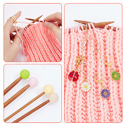 36Pcs Daisy DIY Knitting Tool Sets&nbsp;HJEW-NB00063